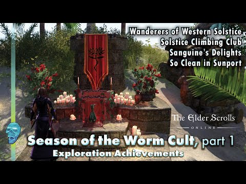 ESO: Western Solstice Exploration Achievement Locations  | Tamriel_Tidbits