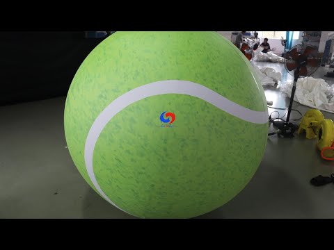 Sport theme party events decoration giant custom tennis balls