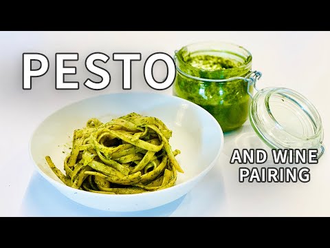 How to Make Pesto Genovese Pasta | Best Pesto Genovese Pasta Recipe | Wine Pairing With Pesto Pasta
