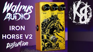 Video thumbnail for Walrus Audio Iron Horse V2 Distortion Pedal - It Dooms by Kyle Bull