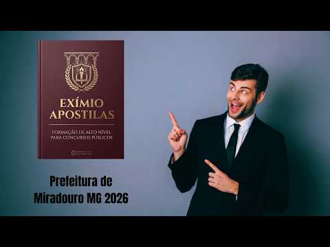 Apostila Prefeitura de Miradouro MG 2026 Técnico de Enfermagem