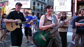 Meetles - Ballad of John &amp; Yoko - Times Square - 7-3-10.MP4