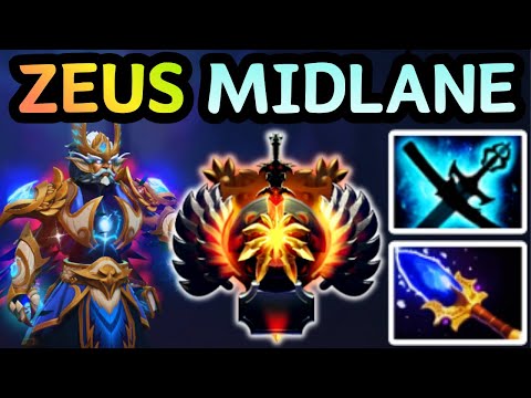 🔥 ZEUS MID EVERYWHERE DAMAGE LIGHTNING | DOTA 2 GAMEPLAY 🔥