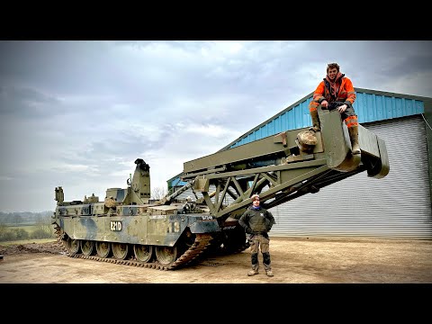 The Last Working Chieftain Bridge Layer Avlb
