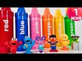 Sesame Street Best Fun Learning Video For Toddlers! Elmo and Cookie Monster Compilation Video 1 hour
