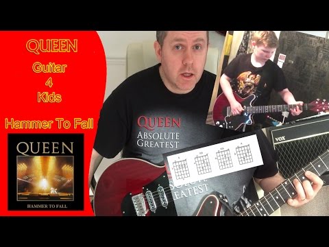 Hammer To Fall - Queen Guitar Lessons 4 Kids (Feat Alfie Smith)