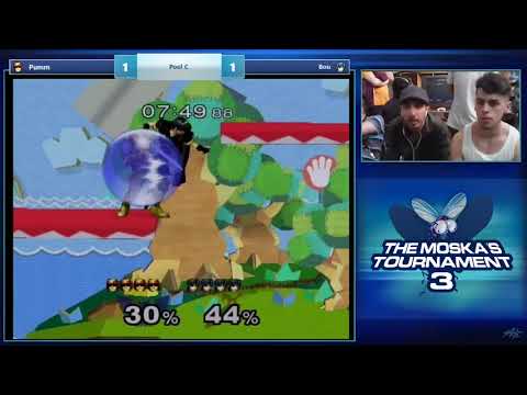 The Moska's 3 SSBM - Pumm (Captain Falcon) vs Bou (Marth) - Pools