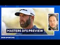 Masters DFS Preview [Winning Golf DFS Lineups] | CBS Sports HQ