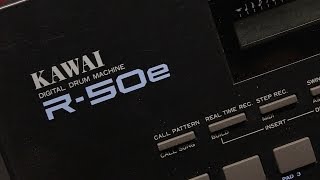 Video thumbnail for Kawai R-50e Digital Drum Machine - Sounds and Patterns by zibbybone