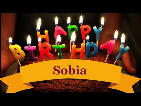 Happy Birthday Sobia | Birthday Cake Sobia | Birthday Wishes Sobia | Wishes for You Sobia