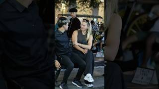 Download lagu WOW! Prank bikin kesal bule cantik endingnya ditampar #laugh #funny #shorts #trending mp3