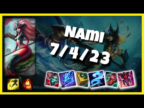 Nami Support 11.4 Challenger Gameplay Replay - S11 (7/4/23) - BR