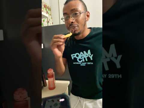 Fiance did the CRIX CRACKERS CHALLENGE #shorts #couplecomedy #couple #campssquad #subscribe