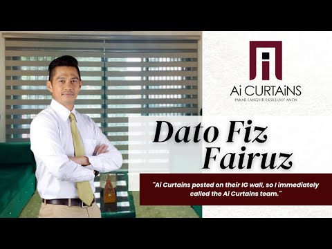 Exclusive Curtain Installation at Dato' Fizz Fairuz's House
