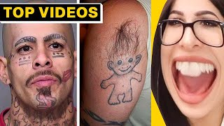Dumbest Tattoos People Actually Got | SSSniperWolf