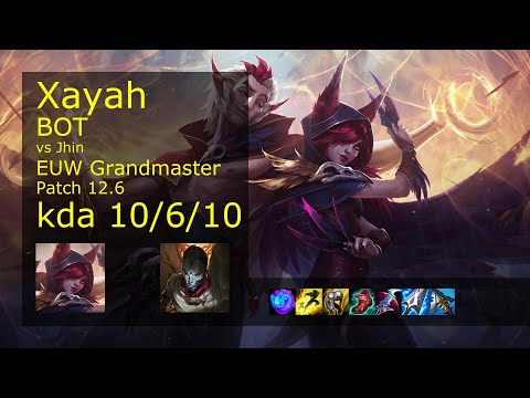 Rank 5 EUW Xayah ADC: Xayah vs Jhin