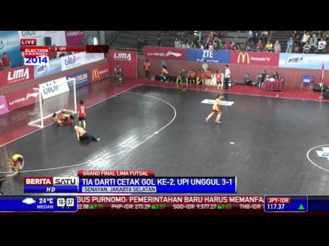 Tekuk UNJ, Putri UPI Juara LIMA Futsal