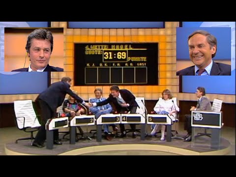 1983: Alain Delon & Harald Juhnke in "Wetten, dass?""