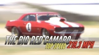 preview picture of video 'Big Red Camaro at The Mojave Mile [Spring 2012]'
