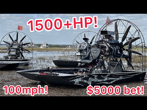 Airboat Drag Races at Lake Cypress! 2/10/24