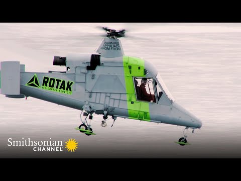 The Work of a K-Max Helicopter Pilot in Alaska is Intense | Ice Airport Alaska | Smithsonian Channel