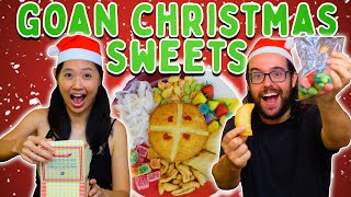 TRADITIONAL GOAN CHRISTMAS Sweets | Foreigners try Indian sweets | #Christmas2021 #Xmas