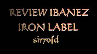 Video thumbnail for REVIEW DA GUITARRA IBANEZ IRON LABEL SIR70FD by Henrik Moore
