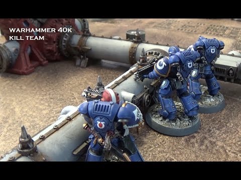 Space Marines vs Orks Kill Team 8th Edition Warhammer 40k