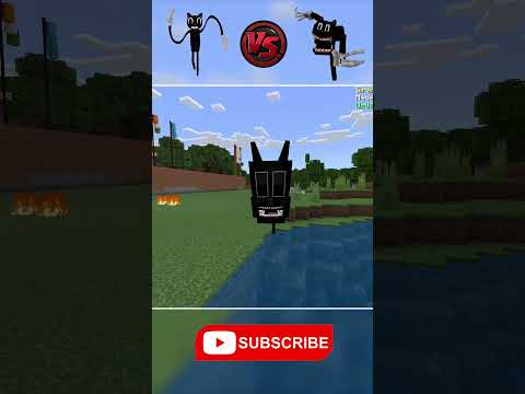 Cartoon Cat VS Cartoon Dweller [Minecraft's Cartoon Cat] 🆚 [Trevor Henderson Creatures]