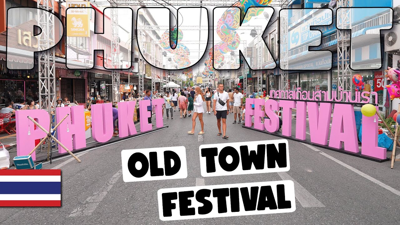 Join a family as they explore the vibrant spectacle of Phuket Old Town Festival!