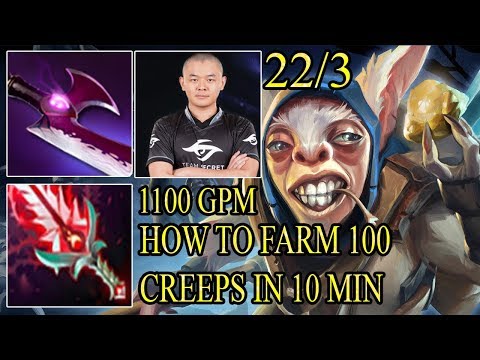 MidOne 10K MMR PLAYS MEEPO WITH SHADOW BLADE! - 1100 GOLD PER MINUTE