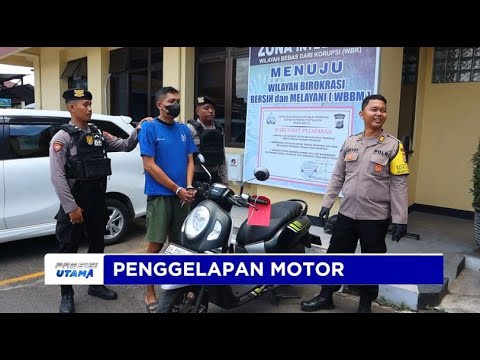 POLRES BANTUL UNGKAP PENGGELAPAN MOTOR