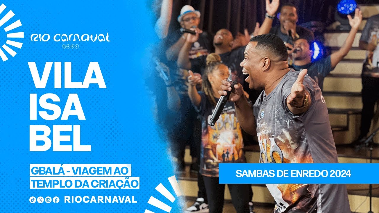 VILA ISABEL Carnaval 2024 - Sambas de Enredo - Clipe Oficial