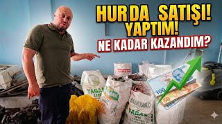 "HURDA SATIŞI YAPTIM! PEKİ NE KADAR KAZANDIM?" #hurdavizyonu 