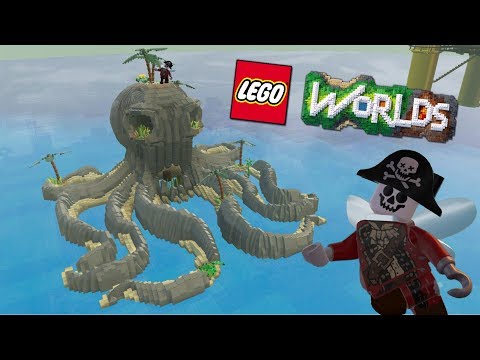 Lego Worlds | Octopus Cave Island Showcase (Model 84)