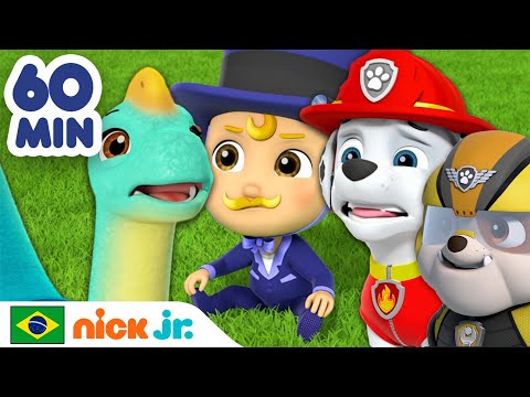 Patrulha Canina | 1 hora dos resgates de bebês mais fofinhos! | Nick Jr. em Português