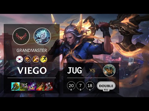 Viego Jungle vs Olaf - KR Grandmaster Patch 12.3
