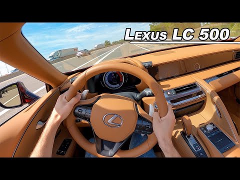 2022 Lexus LC 500 Convertible - The 5.0L V8 You NEED To HEAR at REDLINE! (POV Binaural Audio)