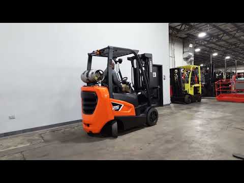 2019 DOOSAN GC25S-9 5,000 LB PNEUMATIC LPG FORKLIFT STK 13386