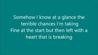 Nevertheless (I&#39;m In Love With You) Lyrics Michael Bublé (ft.The Puppini Sisters)