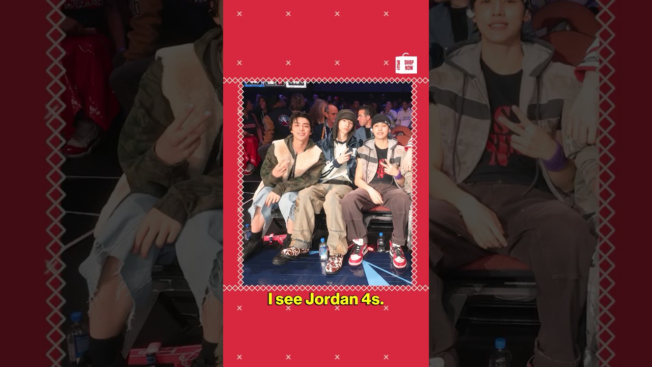 Courtside looks are undefeated and CORTIS showed out 🔥🏀 #SneakerShopping