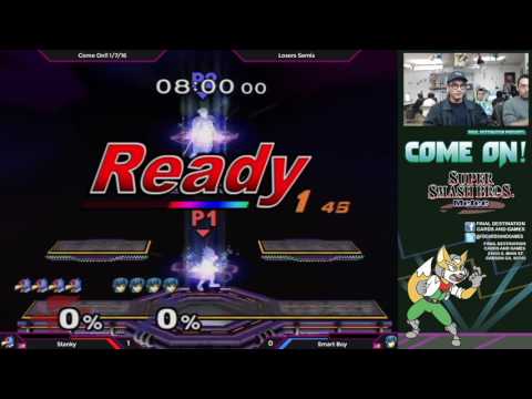 Come On!! 1/7/16 - Stanky (Falco) vs. Smart Boy (Marth) - SSBM Losers Semis