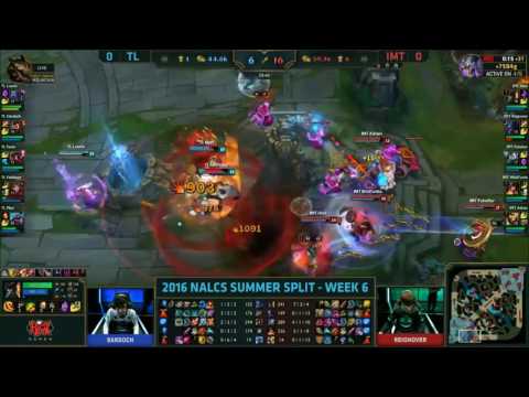 Liquid vs Immortals Highlights, Game 1 NA LCS Week 6 Day 2 Summer 2016   TL vs IMT G1