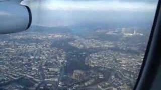 preview picture of video 'Approaching Luxembourg Airport with Bombardier Q400'