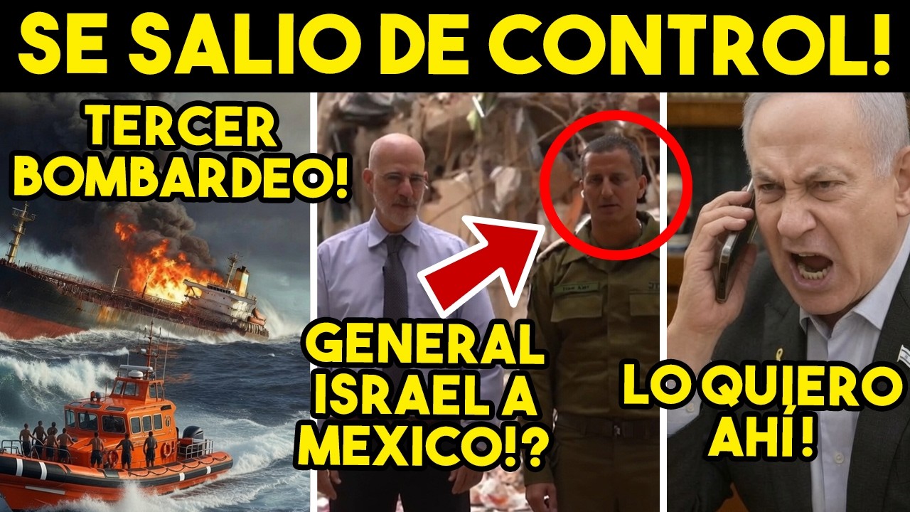 ARDE TROYA! GENERAL IDF CON EMBAJADOR ISRAEL EN MEXICO. IRAN ENCIERRA A TRUMP, CAE TERCER 4T4QU3
