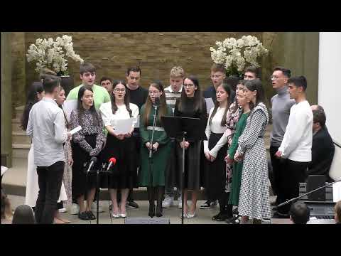 Grup tineri -  In fata tronului de sus - Cantare