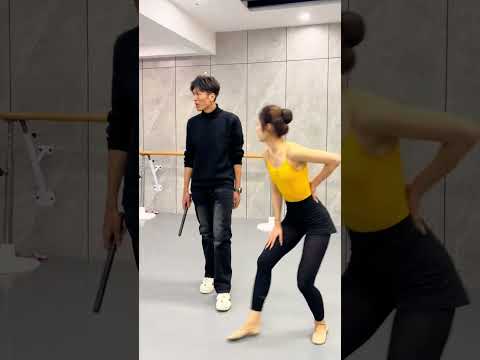 Yellow Dancing Girl Punished by Strict Teacher, Biscuits Turn Tears into Smiles 🍪💛#motivation #flip