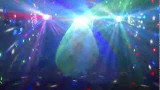 DJ Diego Łowicz Oświetlenie . Laser lightmaxx club four, LED Derby RGBW 2x12w, LASER MINI RG,