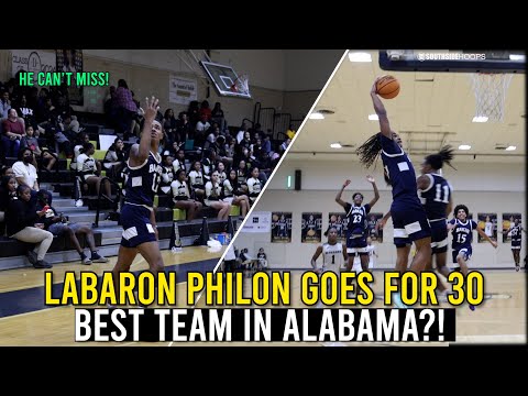 Labaron Philon goes for 30 and makes it look EASY! Is Baker the best team in Alabama?