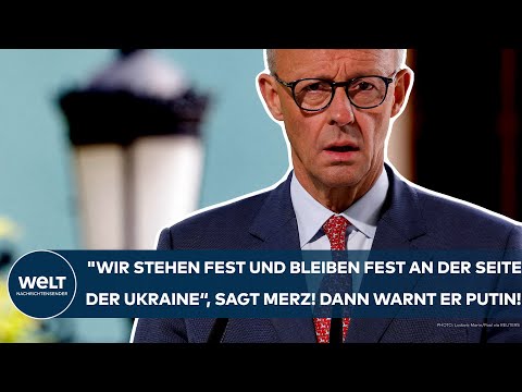 FRIEDRICH MERZ: "Wir stehen fest und bleiben fest an der Seite der Ukraine!" Statement in Kiew